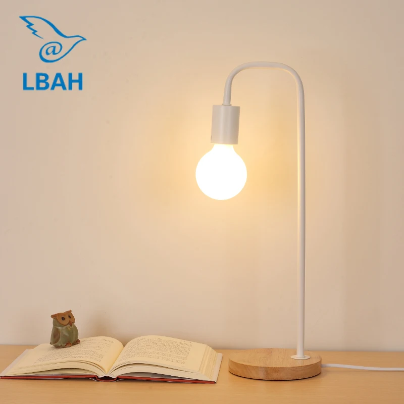 Светодиодный светильник в скандинавском стиле для защиты глаз настольная лампа