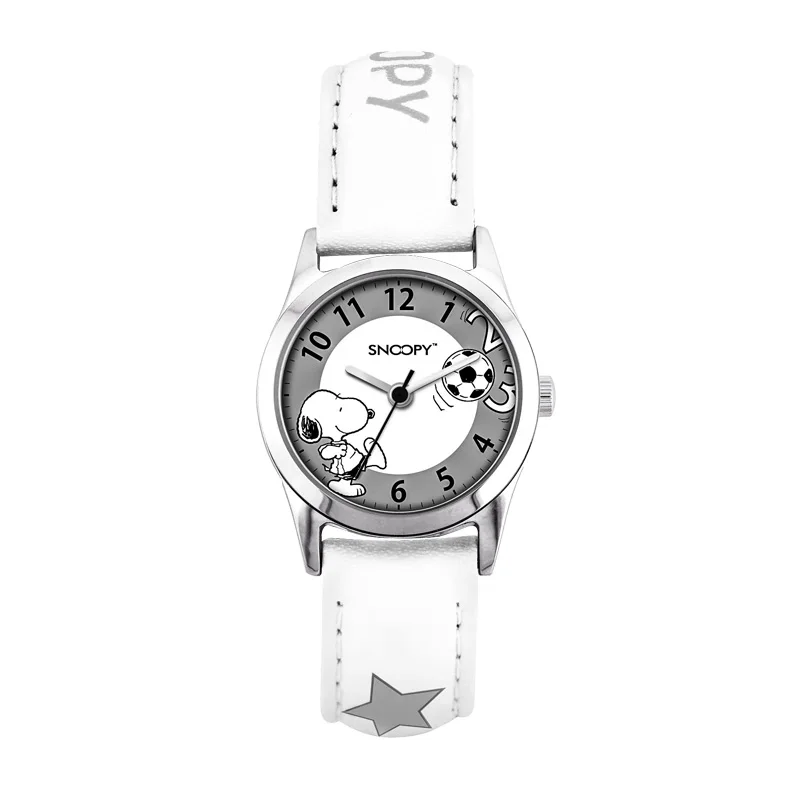 Часы snoopy милые повседневные женские часы наручные из натуральной кожи кварцевые