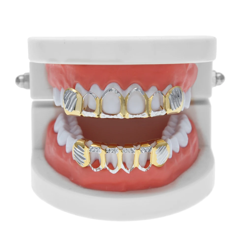 Полые гетры в стиле хип хоп прозрачные золотые гангстерском верхние и нижние