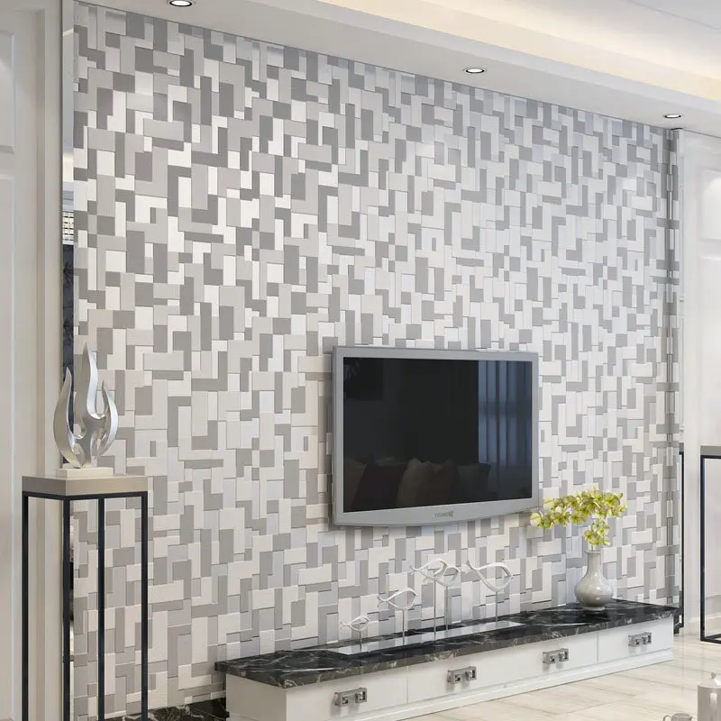 Настенные обои высокого качества с толстой мозаикой для стен 3 D гостиной ТВ фон