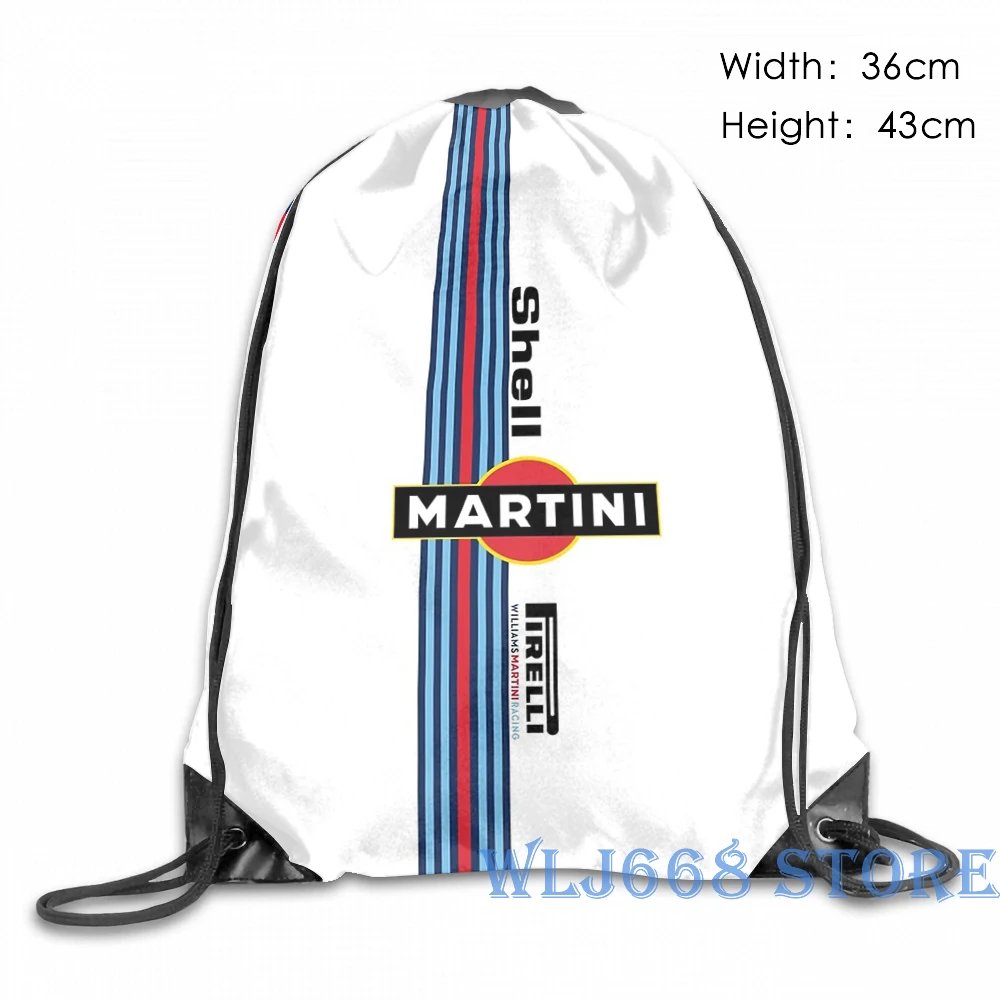 Наплечные сумки с забавным графическим принтом женский рюкзак для Martini Racing (2) на