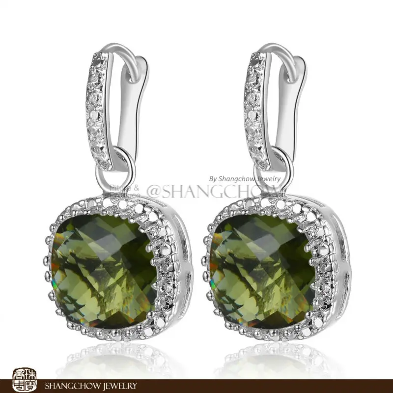 Женские серьги из серебра 925 пробы с кварцевым камнем|earrings for|earrings fashionearrings for women |