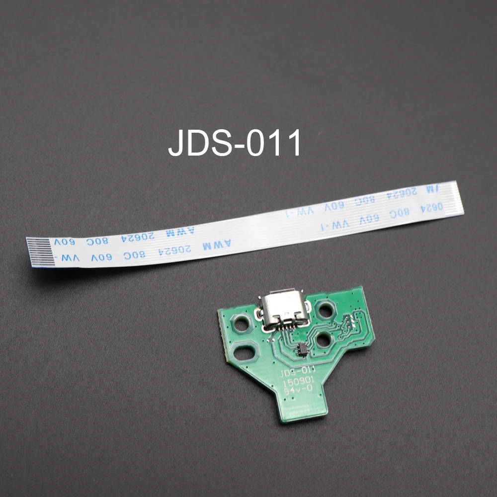 Для Dualshock 4 PS4 Pro тонкий контроллер разъем для зарядки монтажная плата JDS 030 040 050 с 12