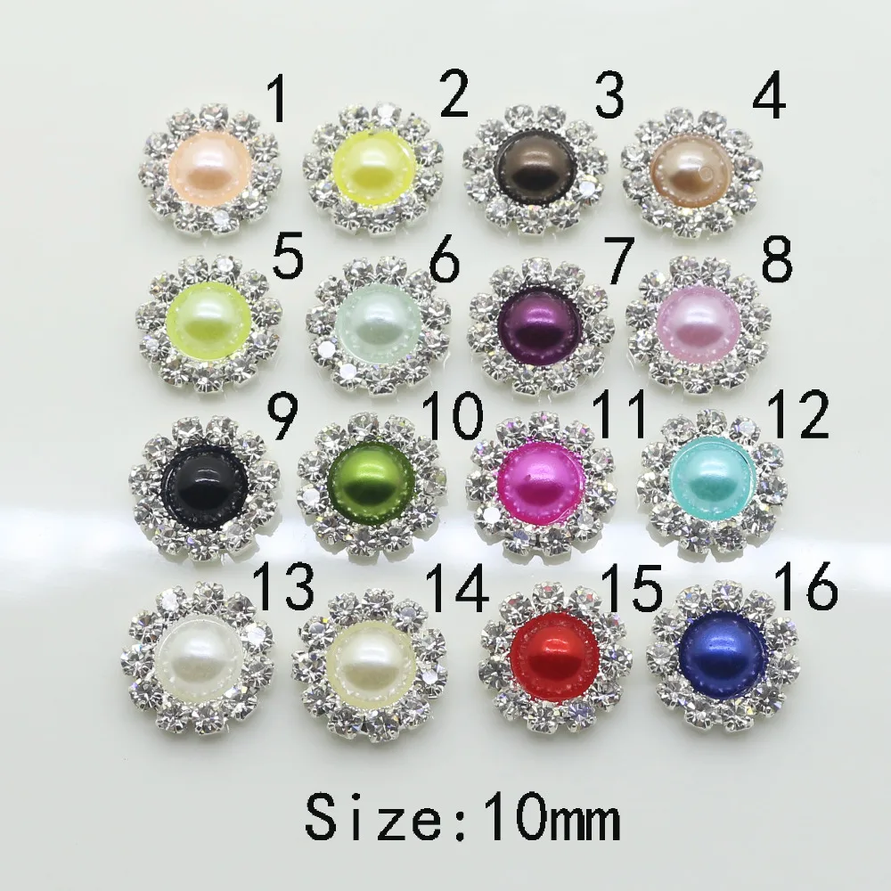 20 шт. мини пуговица жемчужная детская одежда пуговицы со стразами 2017 украшение