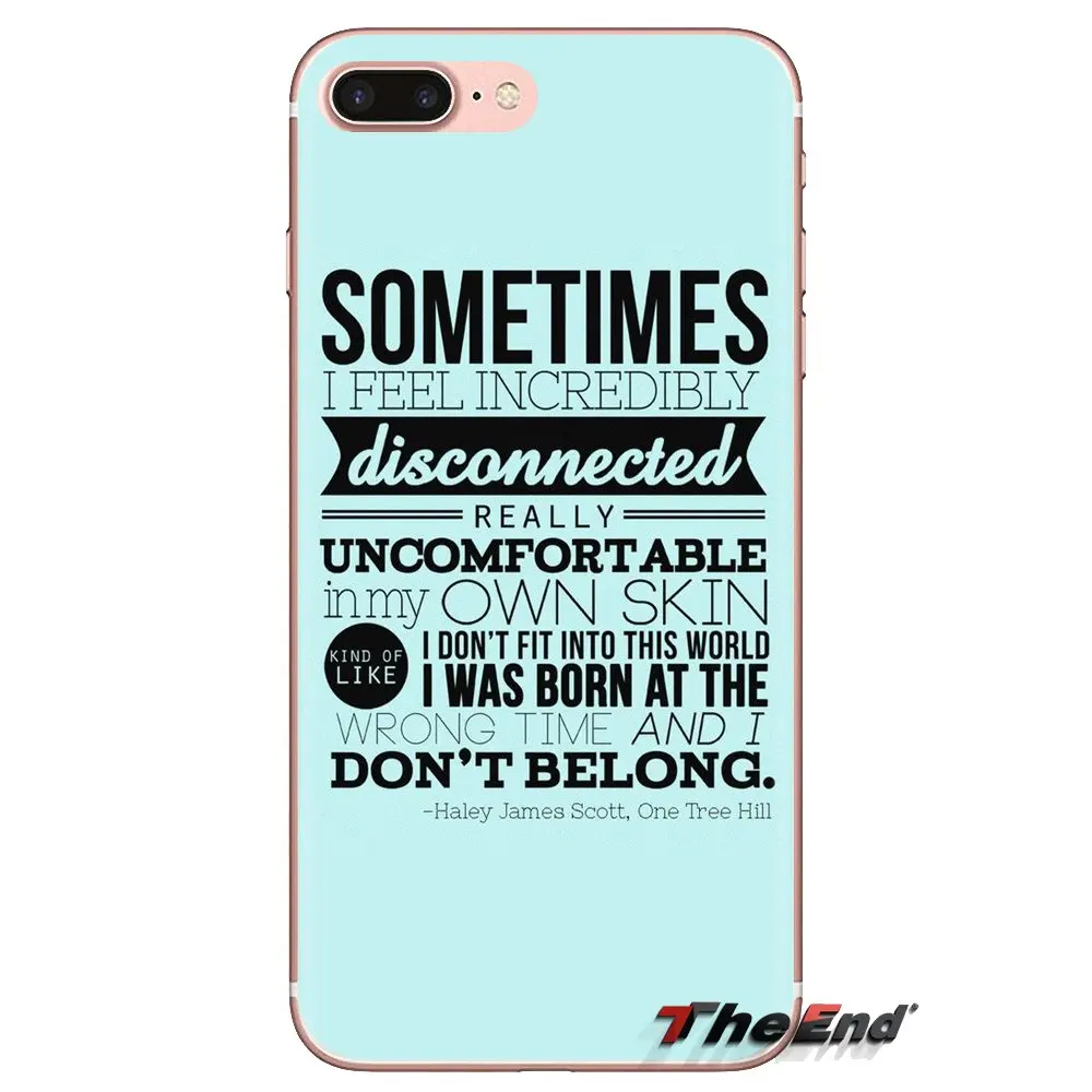 Любовь одно дерево Хилл цитаты прозрачный мягкий чехол Чехлы для Samsung Galaxy A3 A5 A7 A9 A8