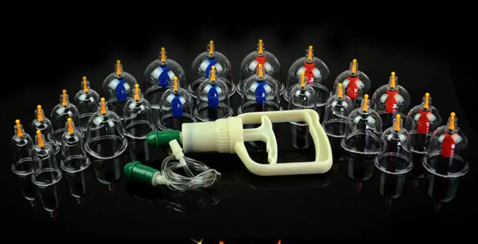 12/24 cans Vacuum cupping device household body massage magnetic set |