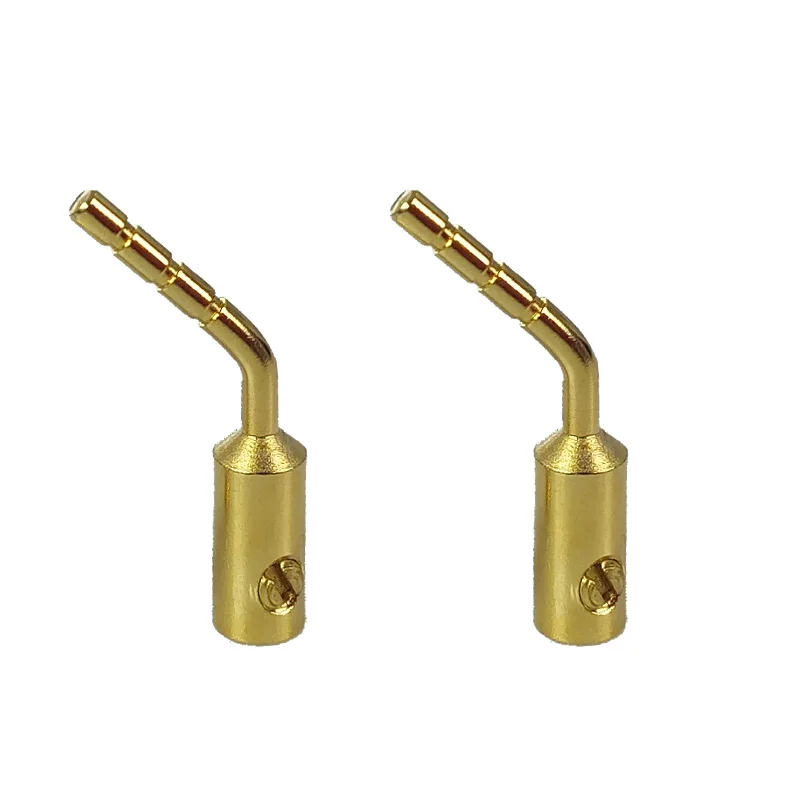 8 шт/4 пары 2 мм контактный разъем типа банан клеммы позолоченные латунные