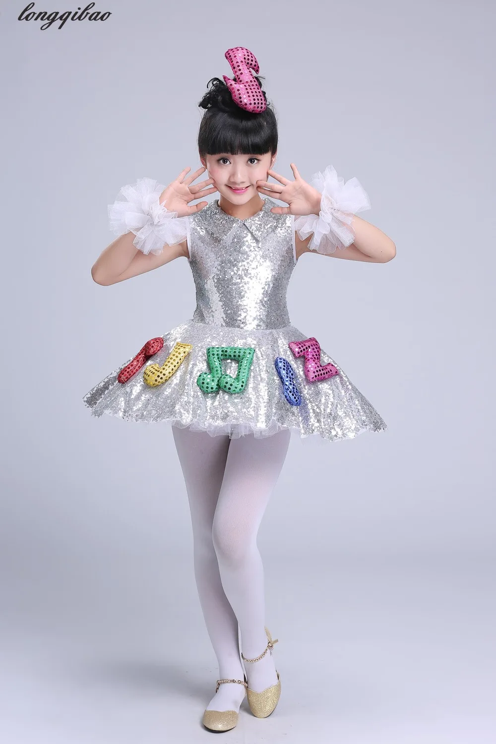 Женская юбка с блестками TB7658 для выступлений и на сцене|modern dance|modern dance skirtsmodern clothing