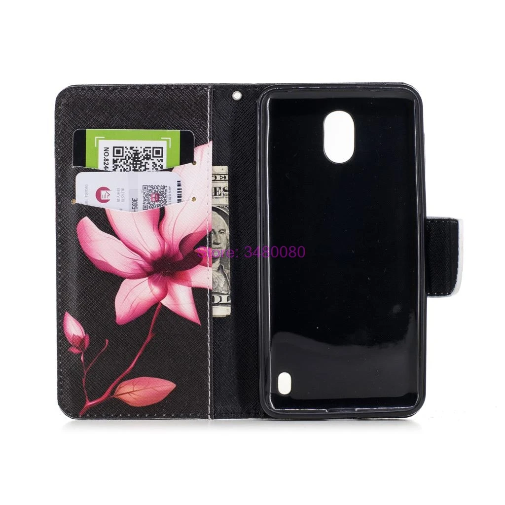 Флип чехол для Nokia 2 TA-1035 TA-1029 TA-1007 чехол-портмоне с функцией подставки Модный чехол для телефона с креплением на поясной ремень Крышка для Nokia2 TA 1035 1029 1007 сумки