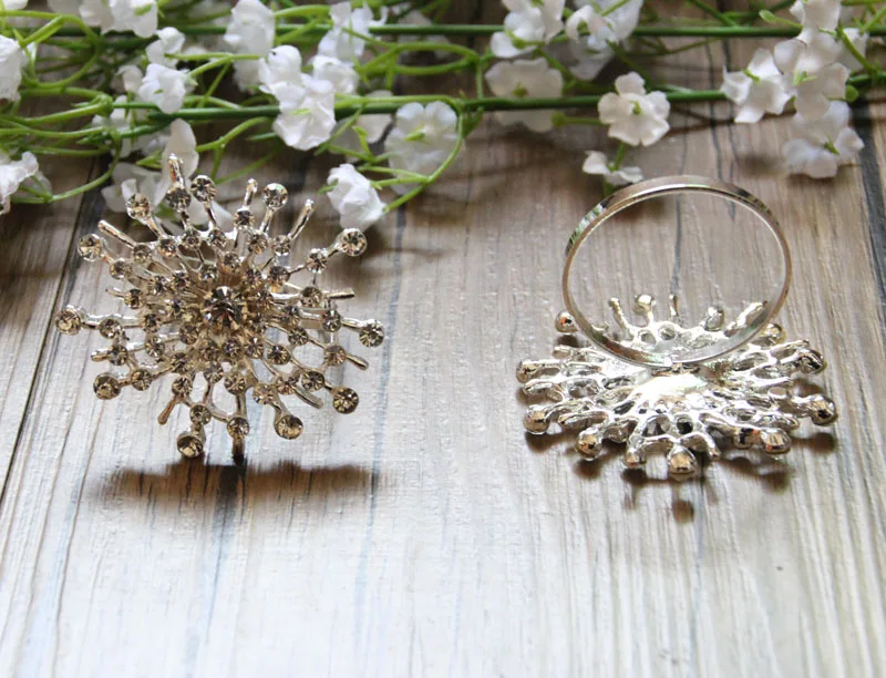 Бесплатная доставка Экспресс 120 шт./лот кольцо для салфеток со стразами держатель