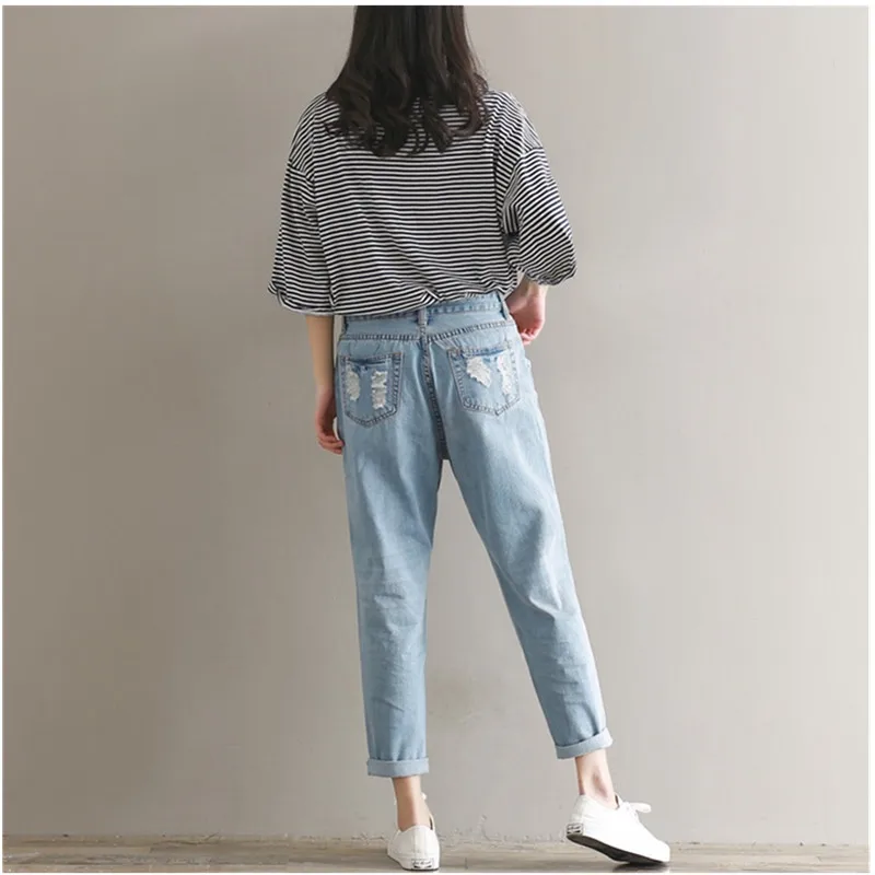 Женские прямые рваные джинсы модные осенние 2018|ripped jeans for women|jeans womenjeans fashion |