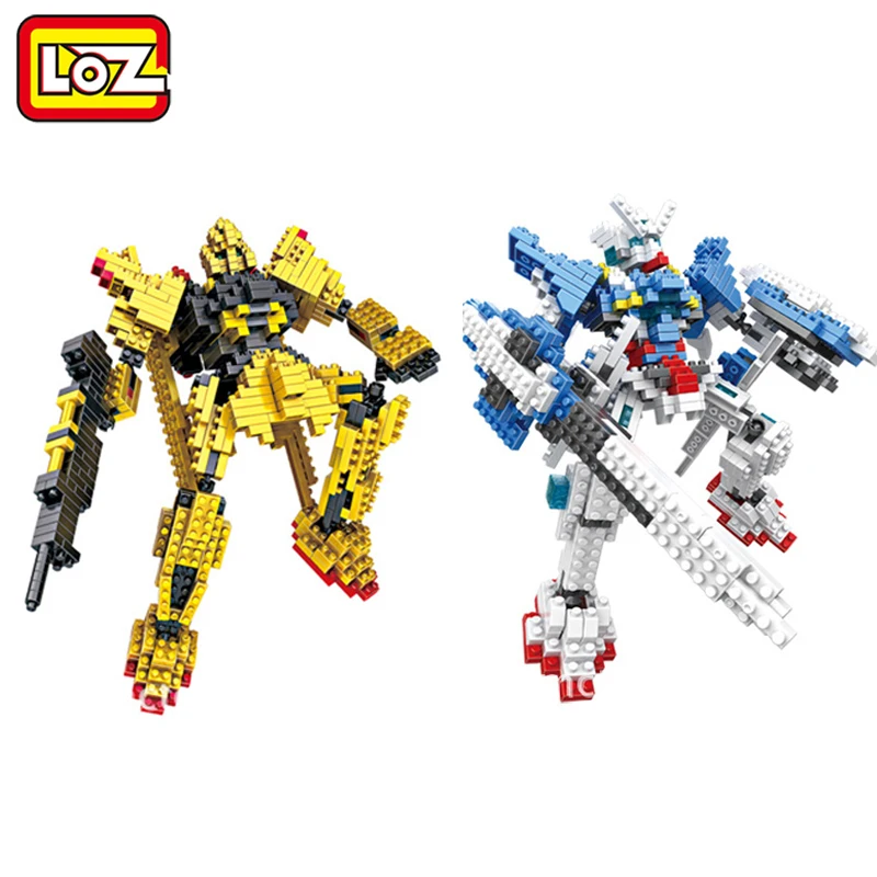 Новый Средний Размеры воина гундама фигурку модель алмазов строительные