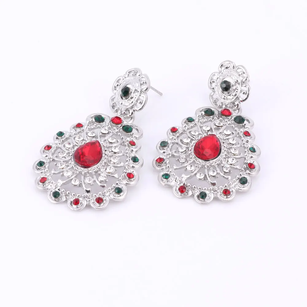 Наборы свадебных ювелирных изделий посеребренный ювелирный набор Трендовое