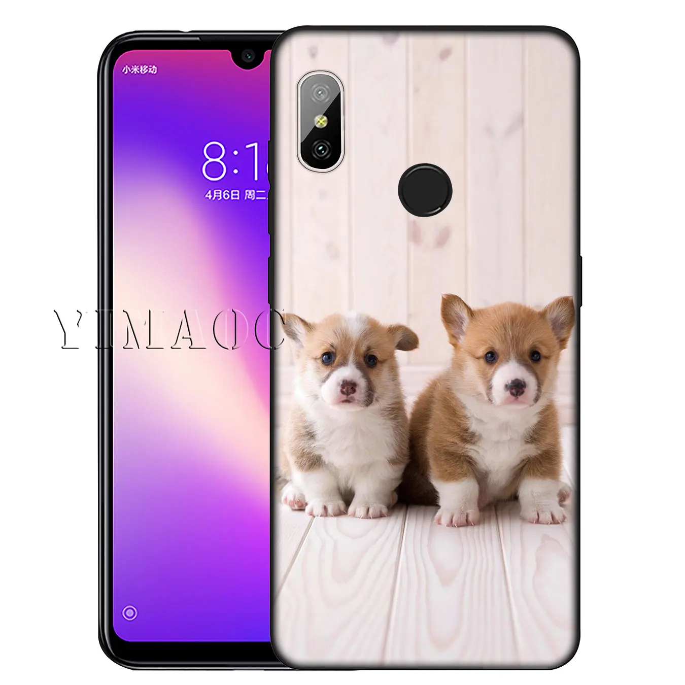 Мягкий силиконовый чехол YIMAOC с волком собакой для Xiaomi Redmi K30 K20 8A 7A 6A 5A S2 GO Note 8 8T 7 5 6
