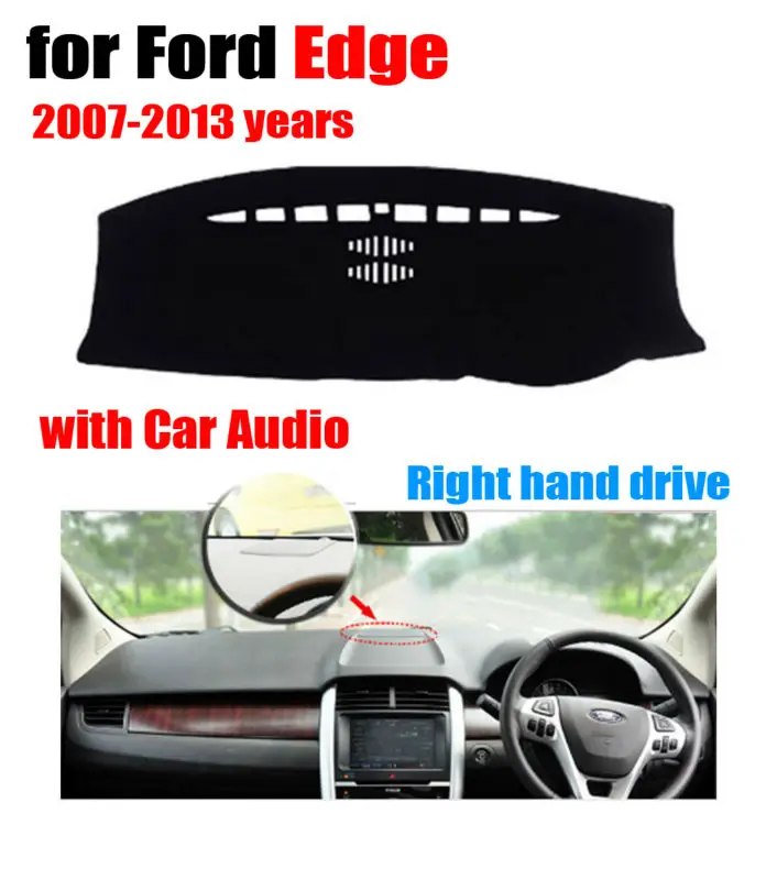 RKAC крышка приборной панели автомобиля коврик для Ford Edge 2007-2013 высокая