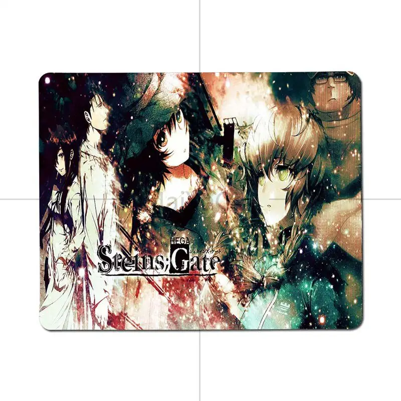 Прочный резиновый коврик для мыши MaiYaCa steins gate персонализированные коврики