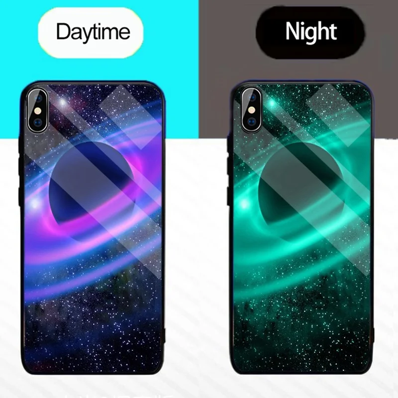 Чехол в виде светящегося стекла для Xiaomi mi 9 8 SE 8 Lite A1 A2 Lite чехол для телефона для Xiao mi Red mi 5 Plus 6A 6 Pro Note 7 5 Pro Coque