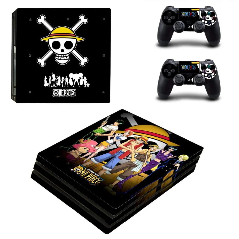 Аниме One Piece Luffy PS4 Pro наклейка на кожу Виниловая для Sony Playstation 4 консоль и 2
