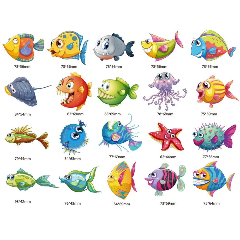 33 шт. наклейка &quotрыба&quot Панк Ретро наклейки-граффити наклейки для ноутбука