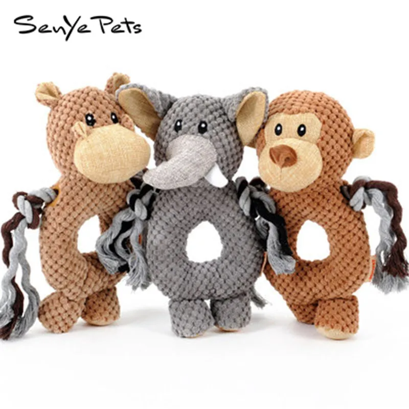 SENYE PETS 2018 новый питомец бык Тау обезьяна кольца со слонами голосовые игрушки для