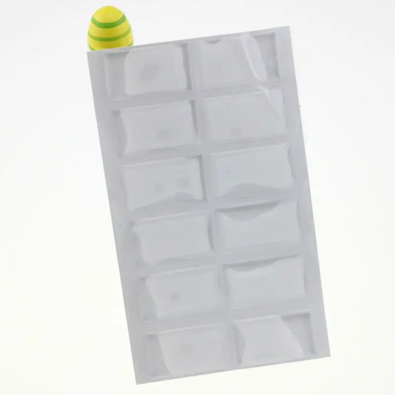 Наклейка прямоугольная прозрачная из эпоксидной смолы 1000 шт. 36 1*21 1 мм толщина 6