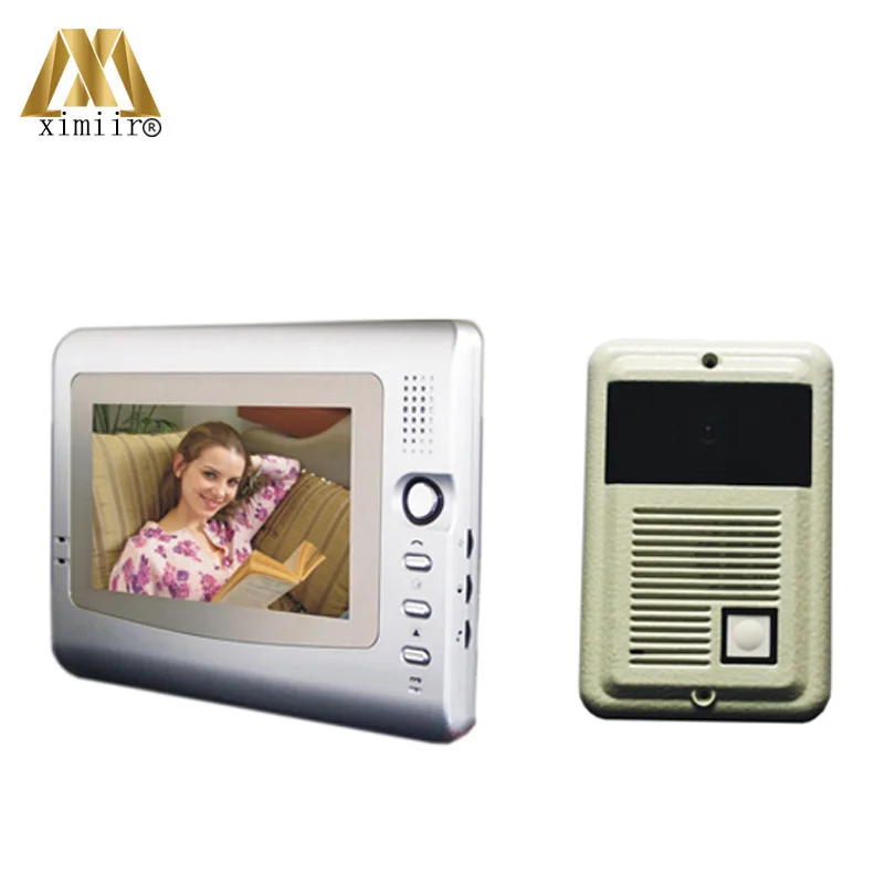 Бесплатная доставка видео телефон двери дверной звонок Ночь Версия домофон V7C