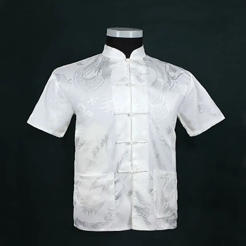 Мужская рубашка с коротким рукавом в китайском стиле|sleeve shirt|sleeved bibshirt shoes |