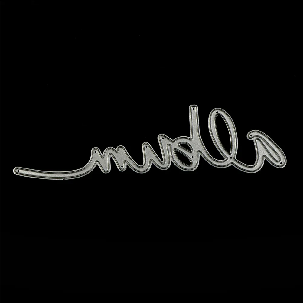 Металлические буквенные стенки для скрапбукинга DIY 1 шт. бумажная карта