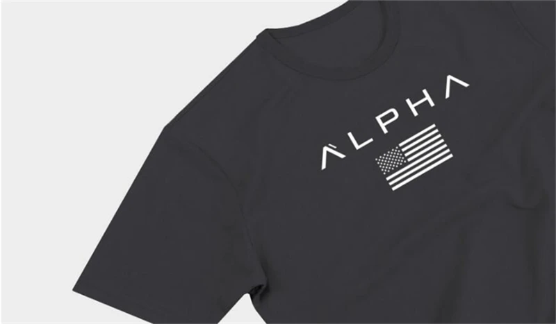 Крутые мужские футболки, модная футболка ALPHA Industries, хлопковая футболка с коротким рукавом, летняя стильная удобная футболка, размер M-3XL