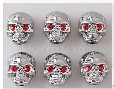 Уорриз набор из трех черепов Ручка громкости звука электрогитары|Детали и