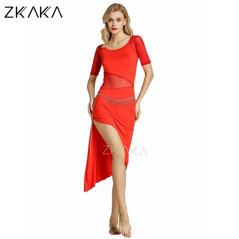 ZKAKA Belly Dance Mesh Dress | Тематическая одежда и униформа