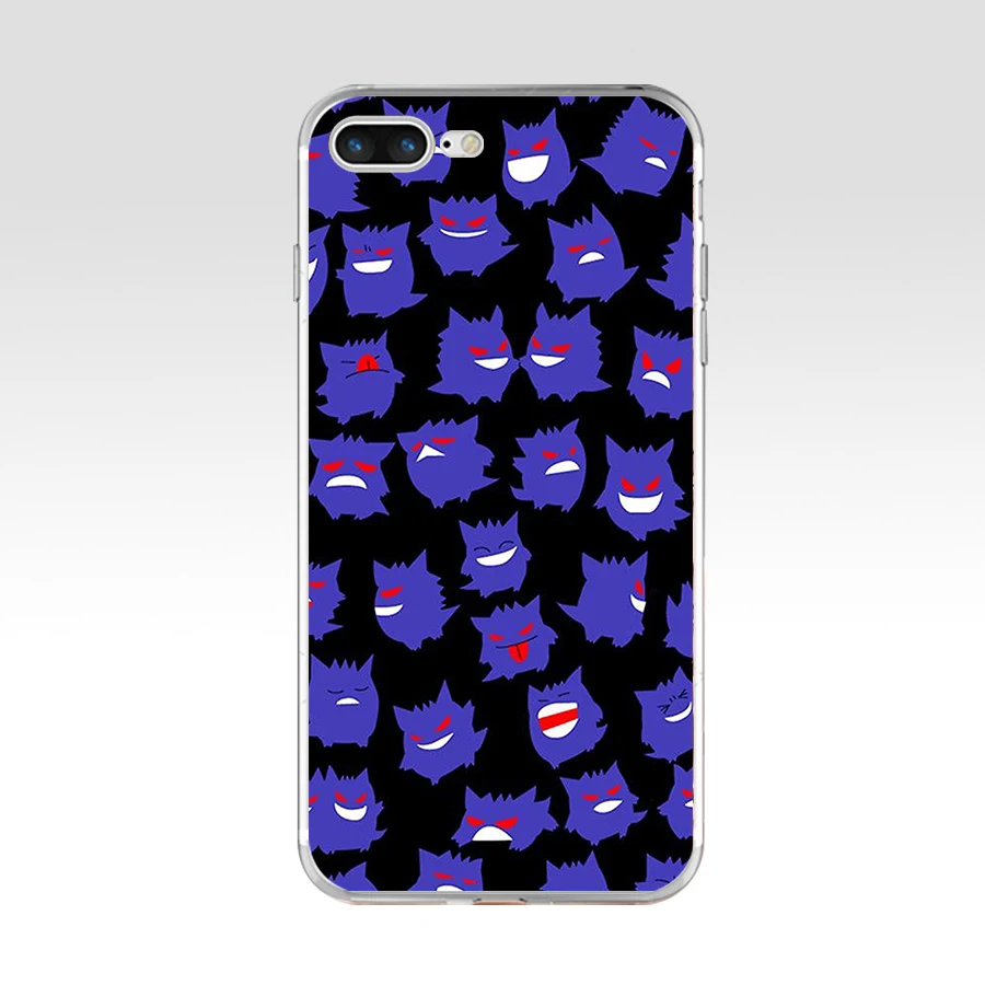 7 Мягкий силиконовый чехол Pokemons Go Gengar Sinister из ТПУ для Apple iPhone5 5S se 6 6s 7 8 plus x xr xs max coque - Цвет: 7
