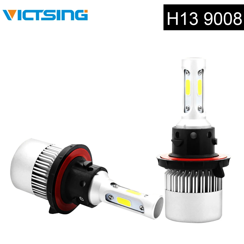 2 шт. Автомобильные светодиодные лампы H13 9008 200 Вт 6000 лм|Передние LED-фары для авто| |