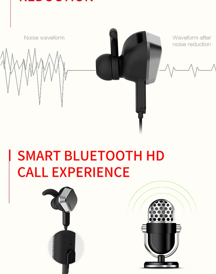 Remax S2 Магнитная Спортивная Bluetooth гарнитура белые наушники с микрофоном Музыка чистый объем+ оригинальная посылка для Android