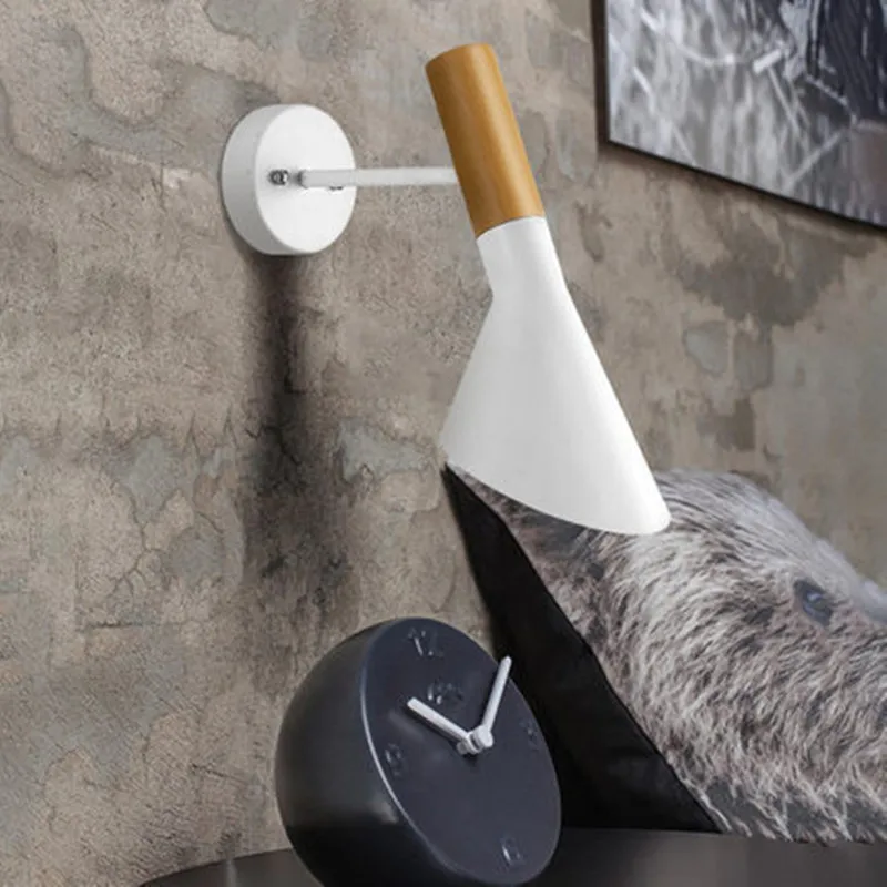 Современный Лофт промышленный светодиодный настенный светильник для спальни