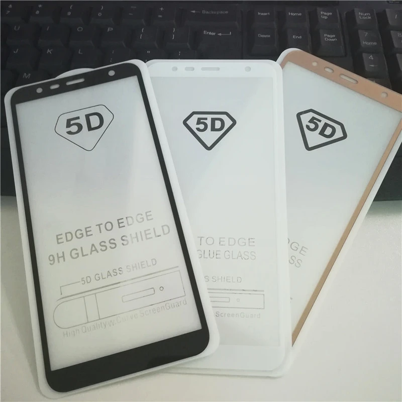 5D закаленное стекло для Samsung Galaxy J4 Plus полное покрытие закругленный край Защитное |