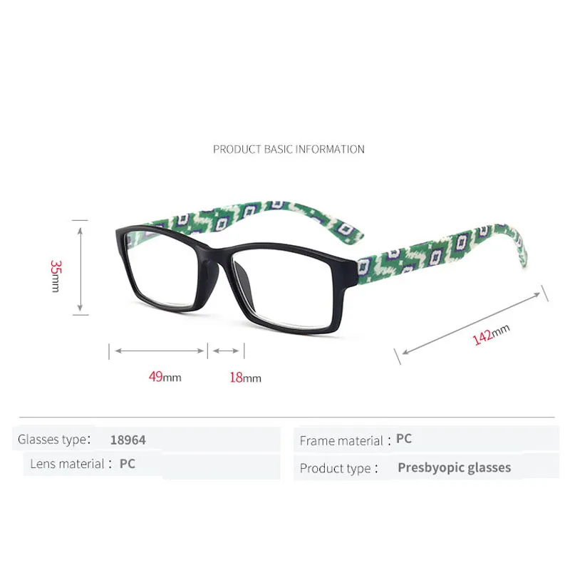 Multi Color Reading Glasses Women Men Fashion Colorful Prescription Hyperopia Eyewear Diopter+1.0 +1.5 +2 +2.5 +3 +3.5 +4 Gafas |