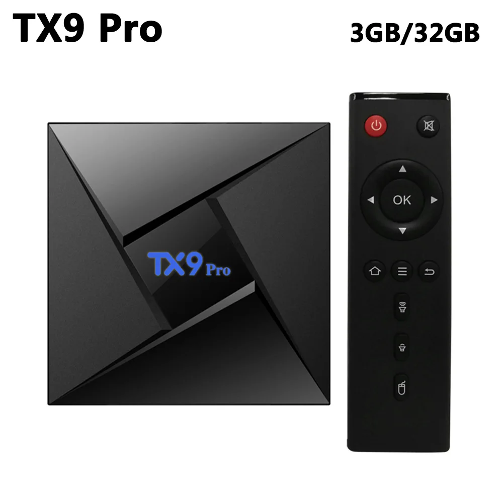 only 3GB 32GB TV box TX9 Pro Android 7,1 ТВ приставка Amlogic S912 Восьмиядерный 3 ГБ 32 ГБ 2,4G/5G WiFi Bluetooth 4,1 1000M LAN 4K HD Смарт-приставка PK X92 - Цвет: only 3GB 32GB TV box