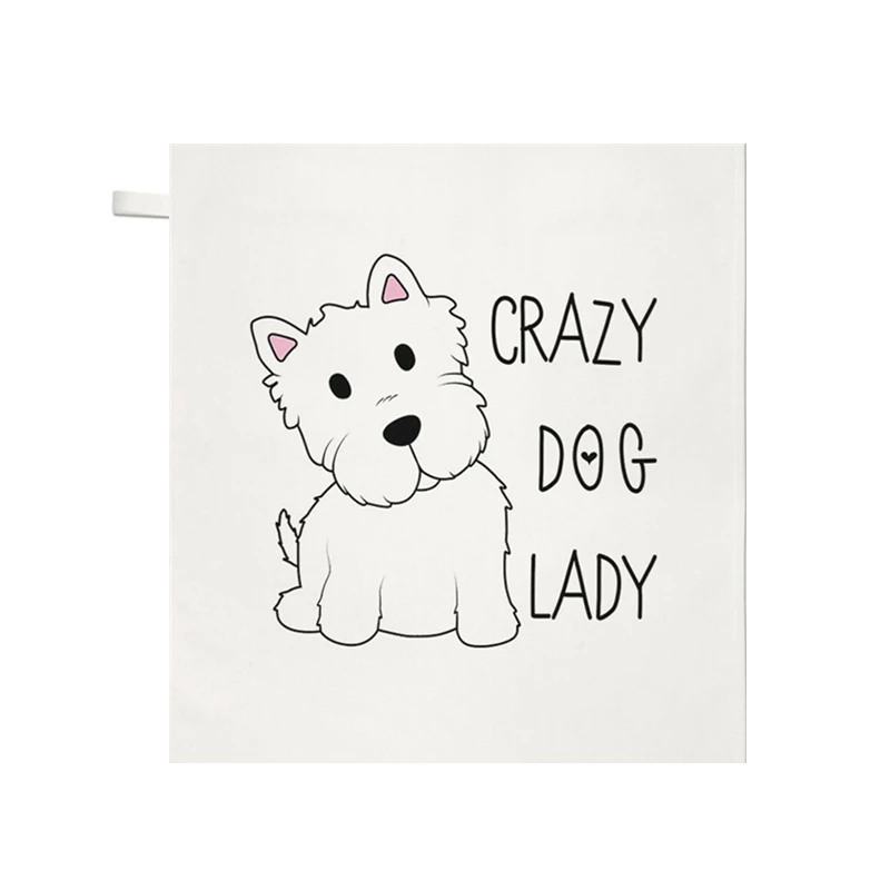 Cute Dogs Puppy Tea Hand Towels Terrier Lovely Animal Pet Gi