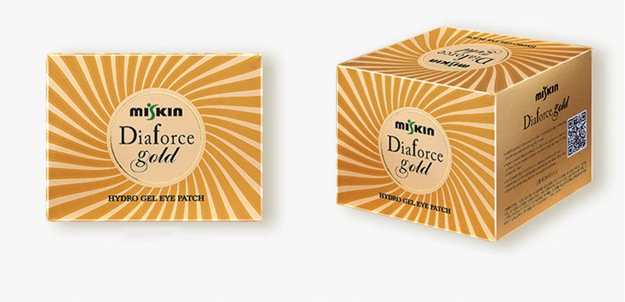 Корея Miskin Diaforce золото гидролизованный коллаген гель для глаз патч 60 листов под глаза патч против морщин темный круг для удаления