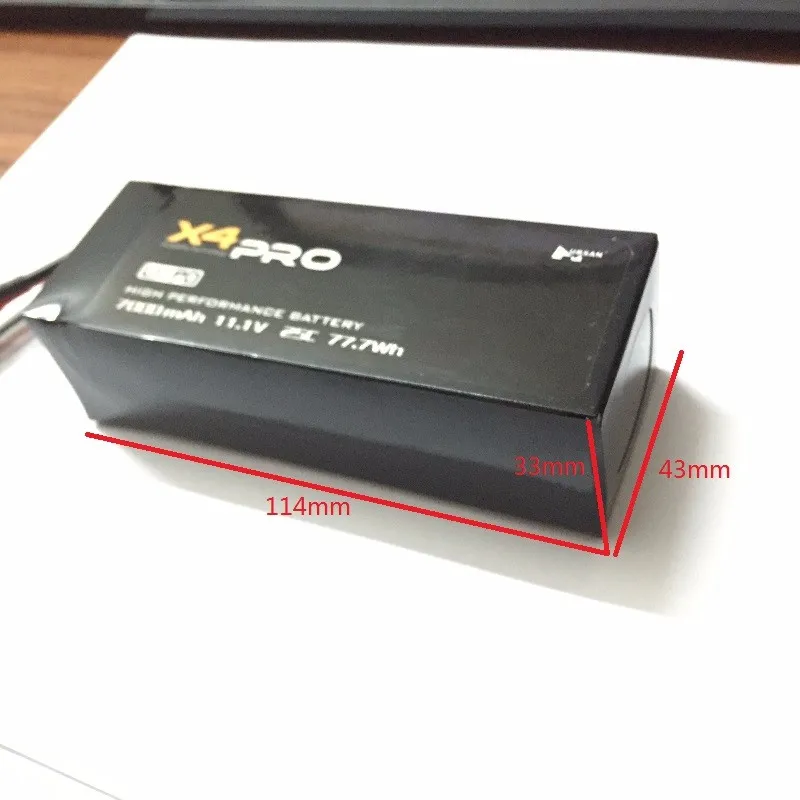 (В наличии) 11 1 V 7000mAh аккумулятор для Hubsan X4 PRO H109S Аккумулятор радиоуправляемого