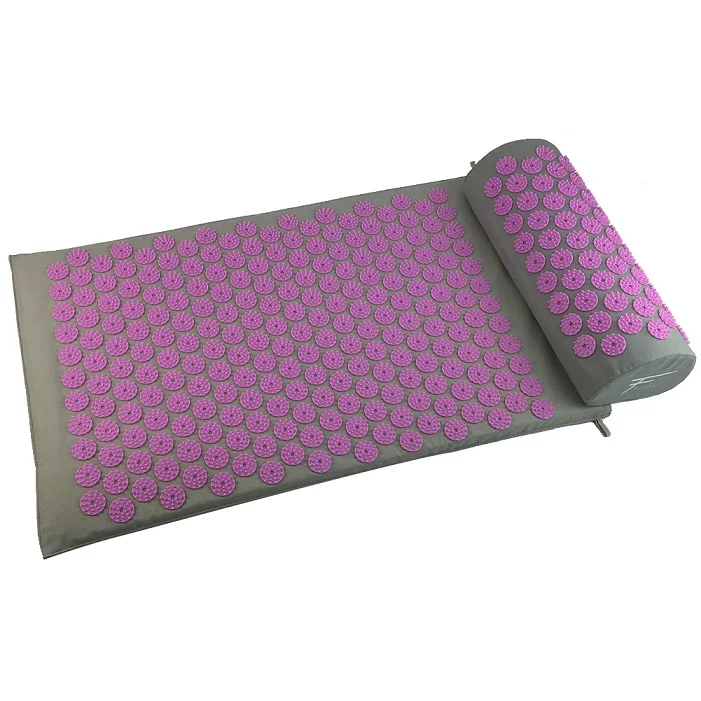 Type E Mat Pillow Массажная подушка, коврик для йоги, для мужчин и женщин, акупрессура, снимает стресс, боль в спине, тело, Спайк, коврик для иглоукалывания, массажный коврик для йоги с подушкой - Цвет: Type E Mat Pillow