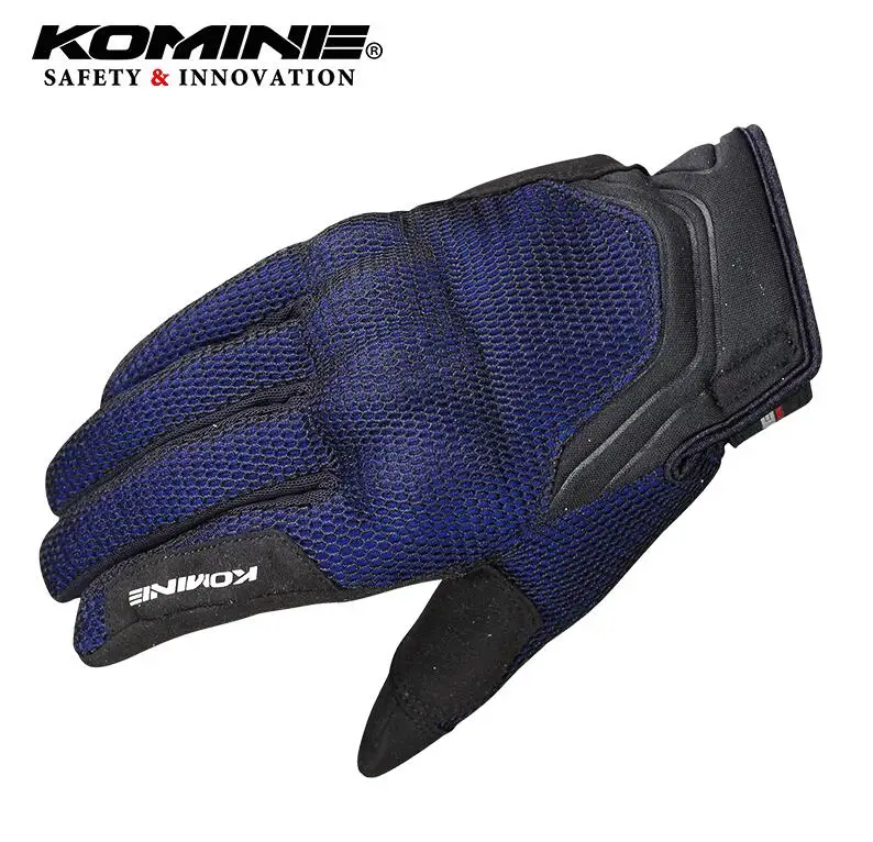 KOMINE gk-194 углеродного волокна 3D дышащая сетка поверхность сенсорные мотоциклетные перчатки. для - Цвет: 1