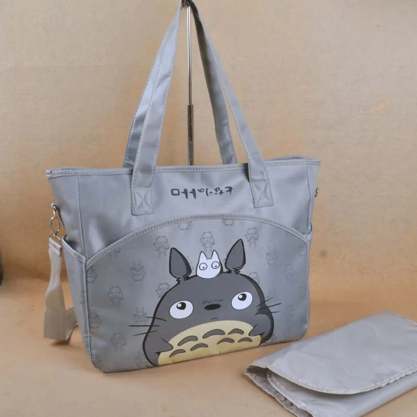 Женская дизайнерская Холщовая Сумка Totoro на плечо, сумка для покупок, Студенческая женская сумка на плечо