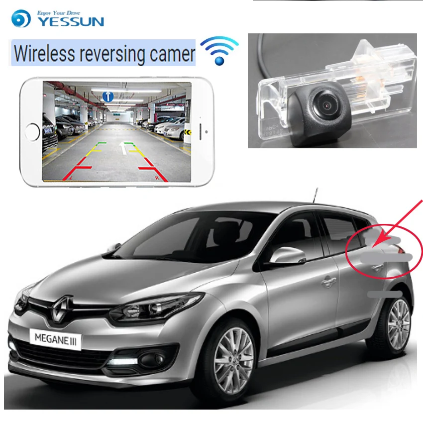 2019 the new car wireless Rear View Camera for Nissan Terrano For Renault Megane 3III 2008~2017 CCD Night Vision Reverse Camera