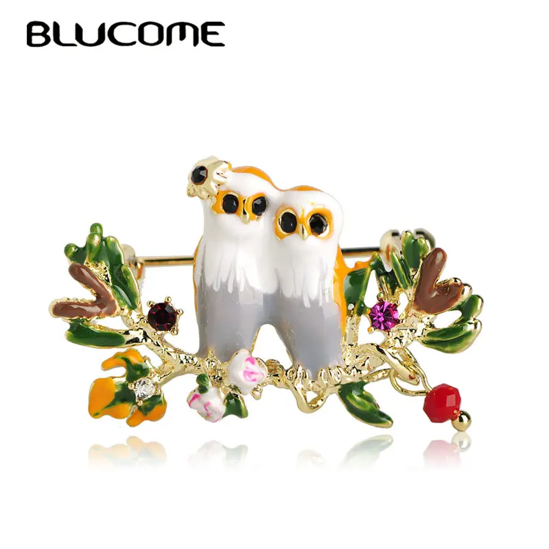 Blucome, модная брошь в форме волчонок в виде животных, брошь на булавке для женщин и мужчин, пряжка на шляпу, шарф, для банкета, вечерние, для костюма, игла, зажим на грудь, аксессуары - Окраска металла: mix color