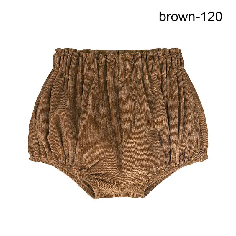brown 120 Для новорожденных одежда для малышей вельветовые дно детские трусики с юбочкой Короткие трусы подгузники штанишки S7JN - Цвет: brown 120