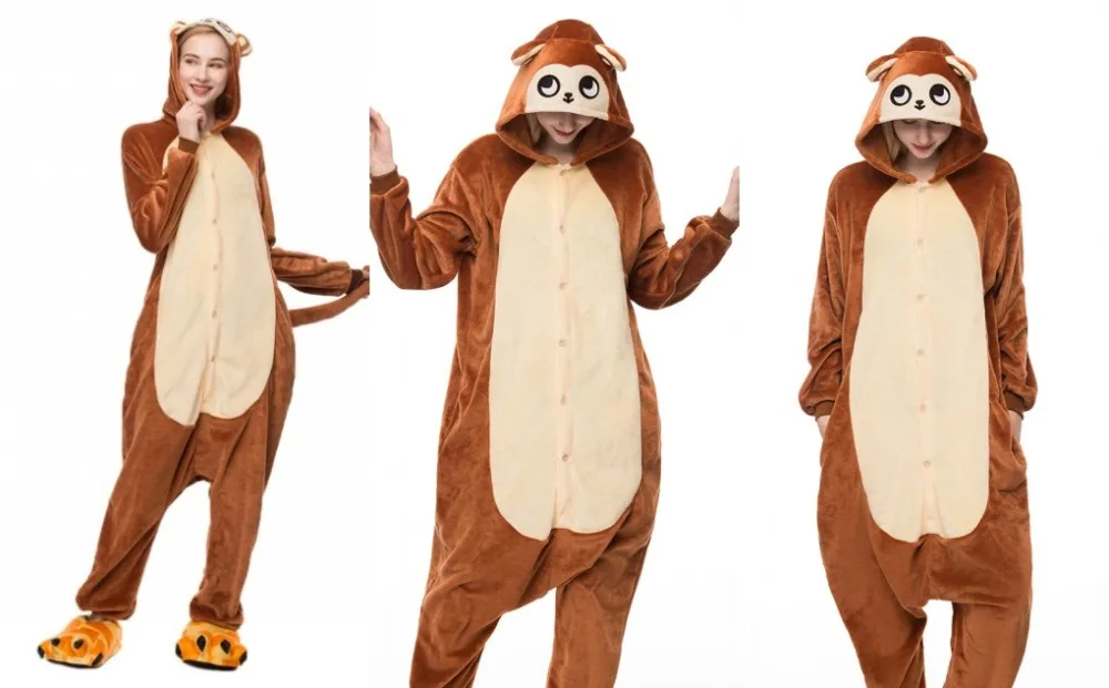 Унисекс пижамы с животными для взрослых Onesie Fire Dragon Bear ободок с ушками кошки, тигра коровы фланелевые Мультяшные милые теплые зимние пижамы для косплея