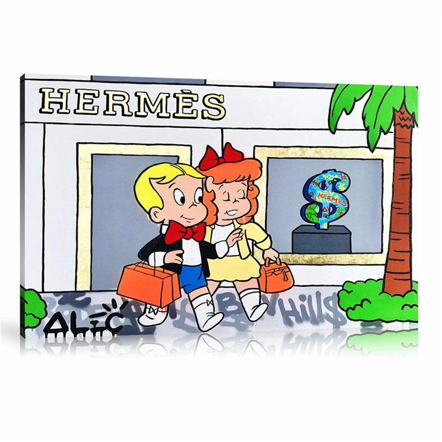 Настенный художественный холст Alec Monopolys Richie на Родео HD с печатью постера