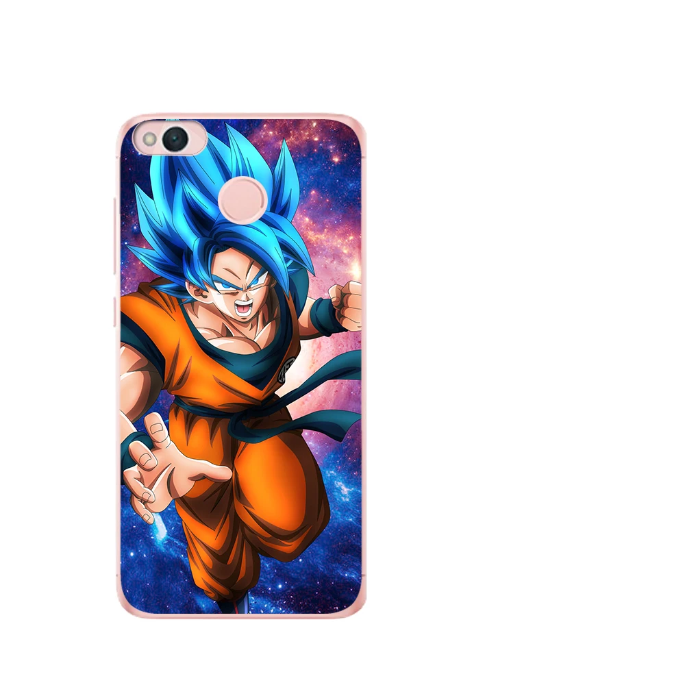 Для Xiaomi Redmi 6 6A 5A 4 4A 4X Mi 8 9 a1 a2 5X Coque Etui чехол Роскошный Dragon Ball Super Son Goku мультяшный для